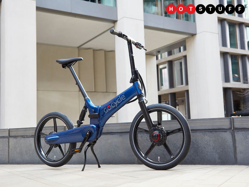 The Gocycle GX is a leccy pushbike that folds down in under 10 seconds