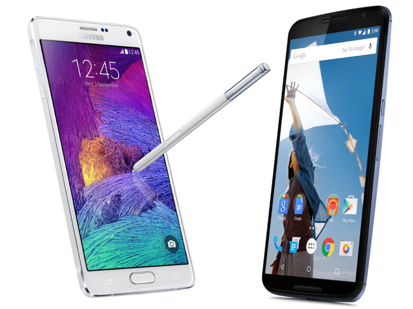 Google Nexus 6 vs Samsung Galaxy Note 4: The weigh-in