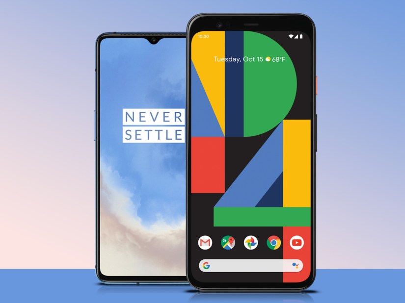 Google Pixel 4 vs OnePlus 7T: Which is best?