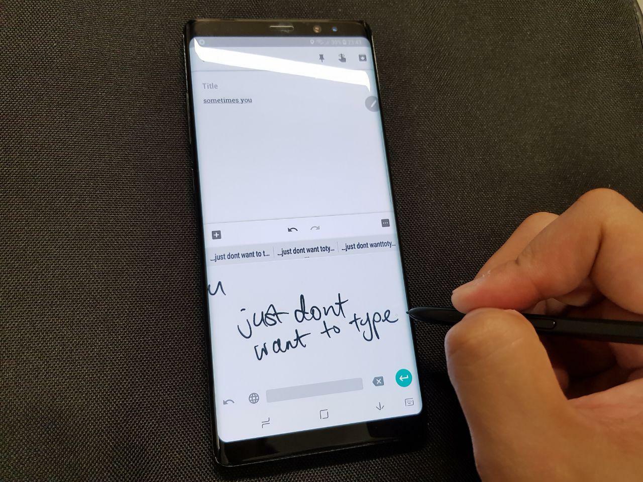 Google handwriting input