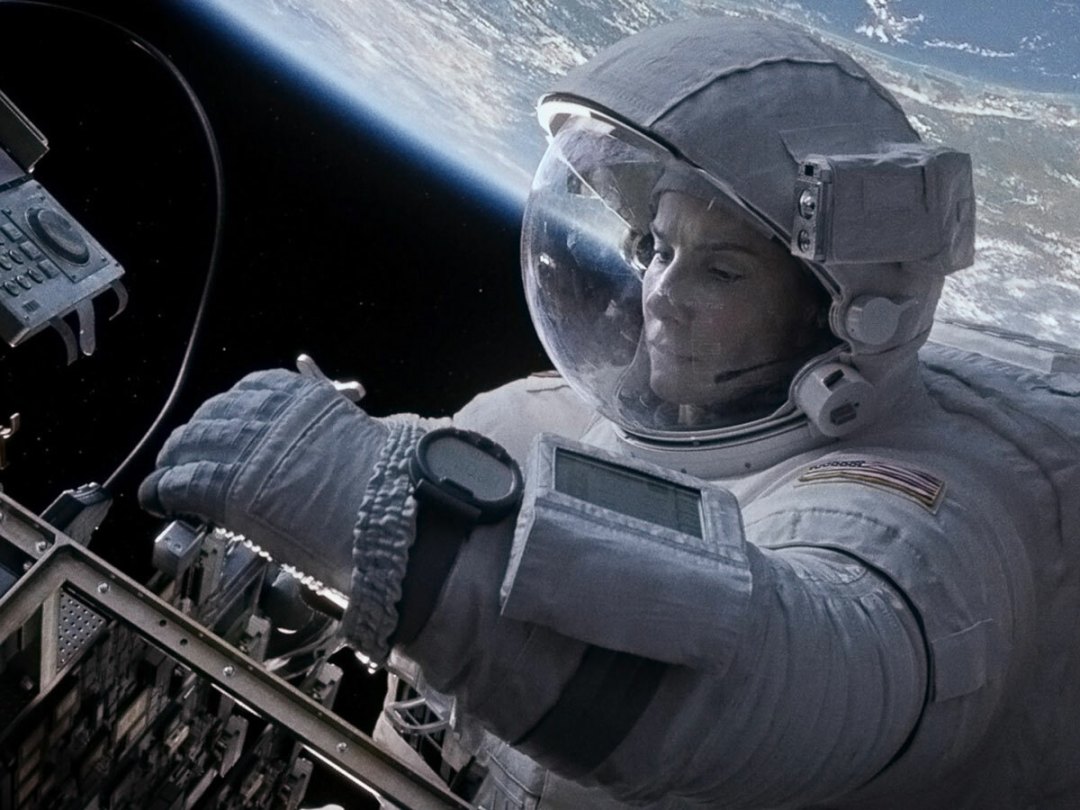 Sandra Bullock in Gravity on Amazon Prime Video