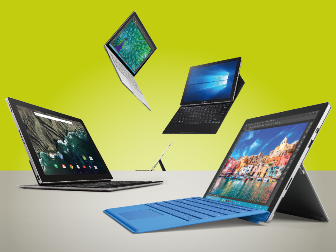 best hybrid laptops featuring Microsoft Google Samsung and Apple