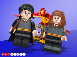 20 years of Lego Harry Potter marked with new sets, and a brick-built Fawkes, Harry and Hermione