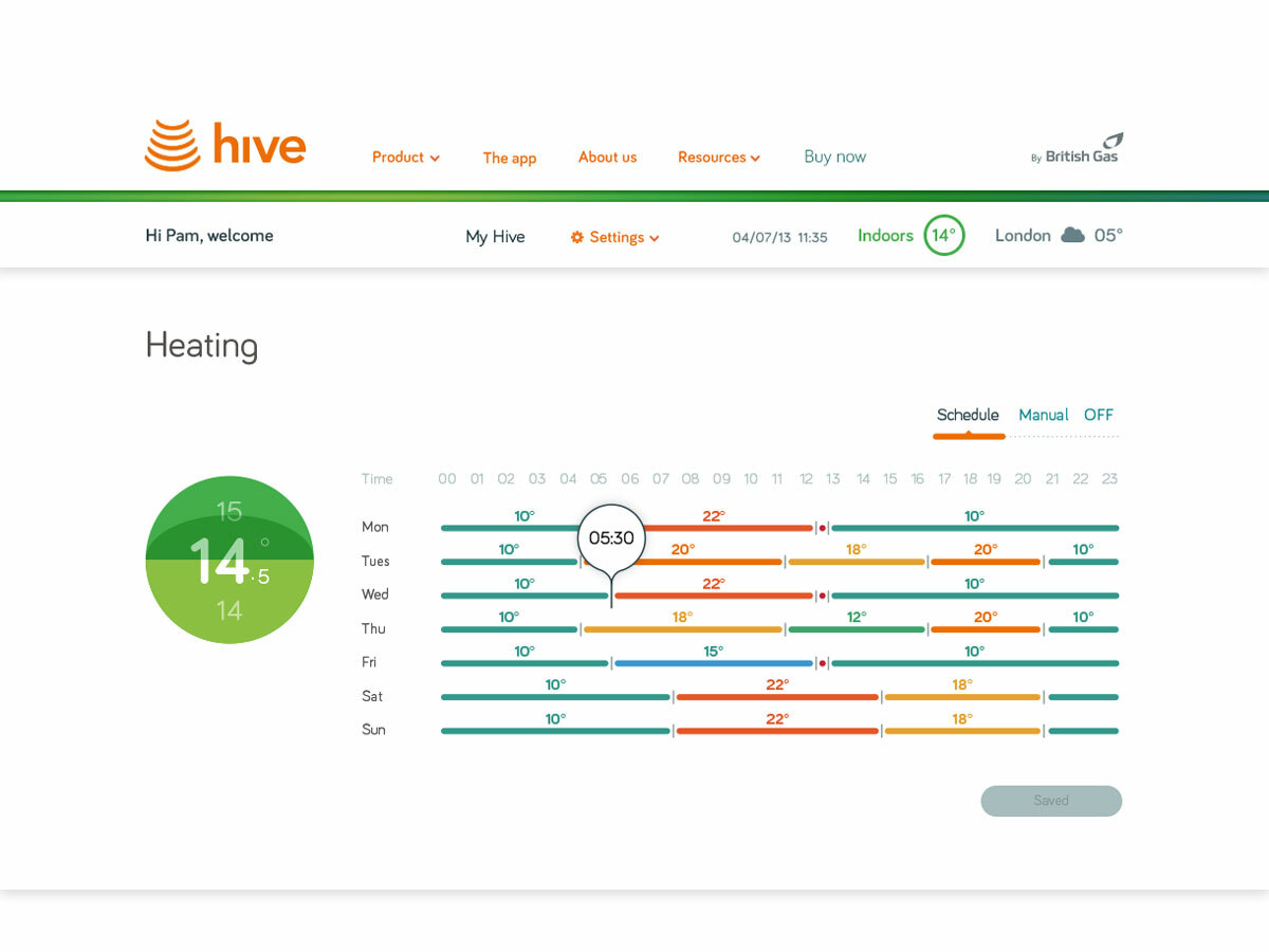 Hive desktop dashboard