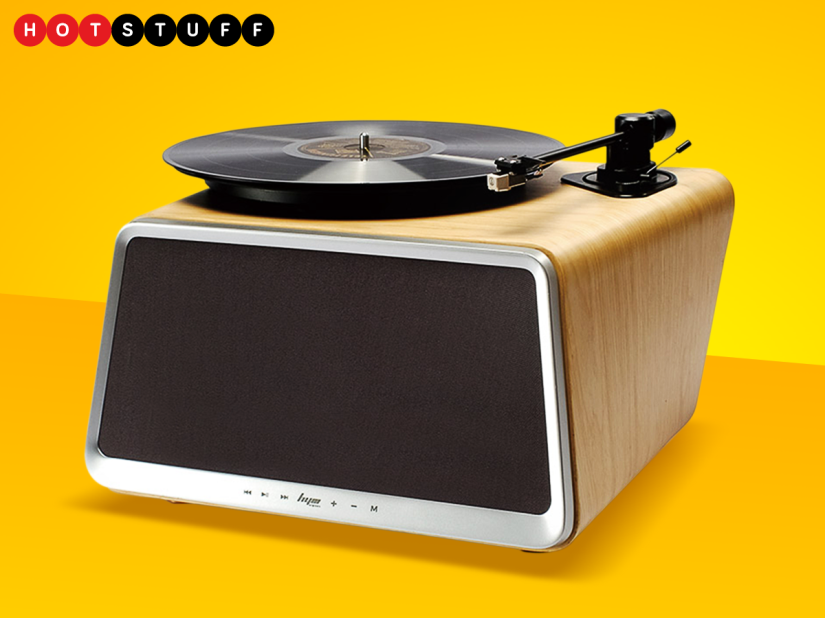 The Seed turntable is an all-in-one vinyl wonder