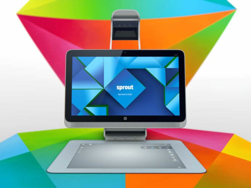 HP Sprout is a PC with a 3D scanner and huge tactile touchpad