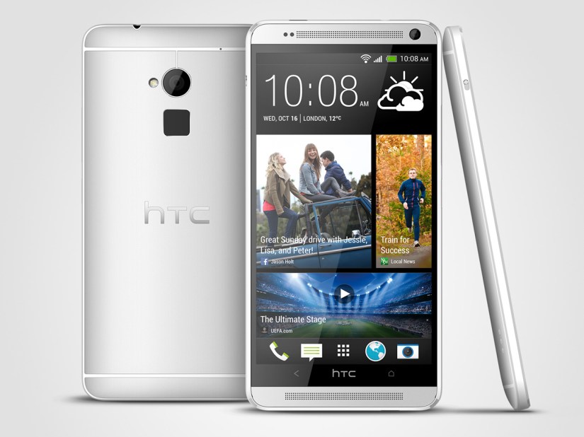 HTC One Max is finally official. And yes, it has a fingerprint reader