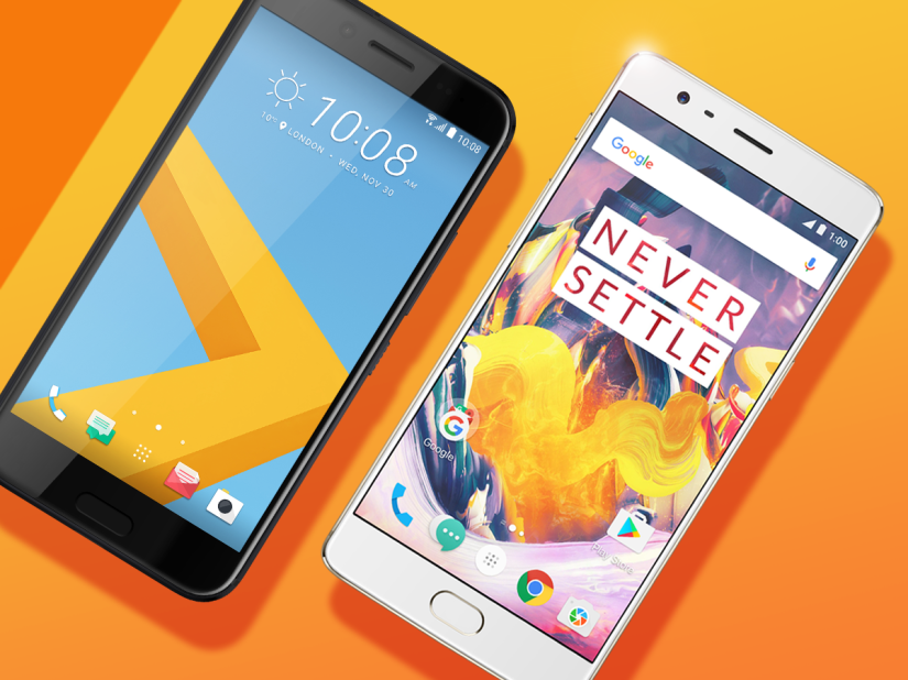 OnePlus 3T vs HTC 10 Evo: the weigh-in