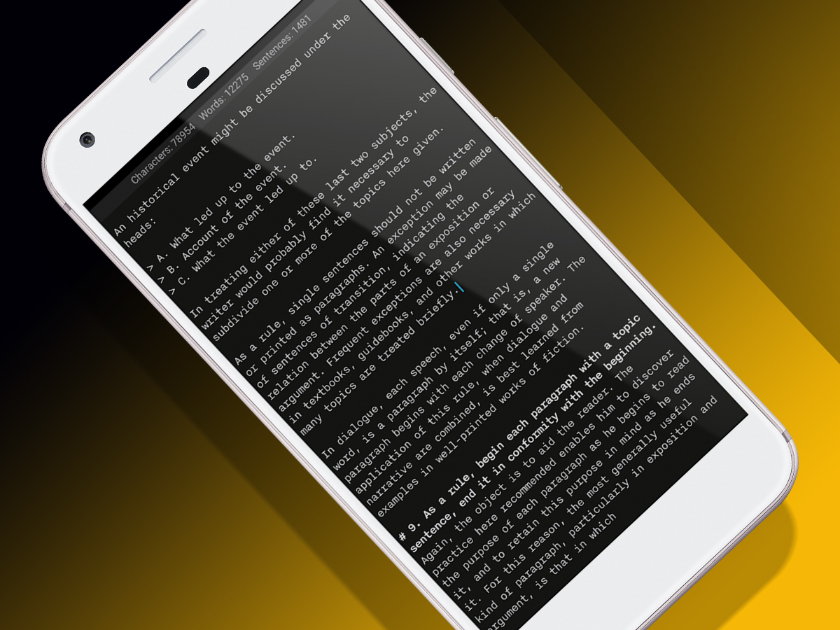 iA Writer: best Android writing app