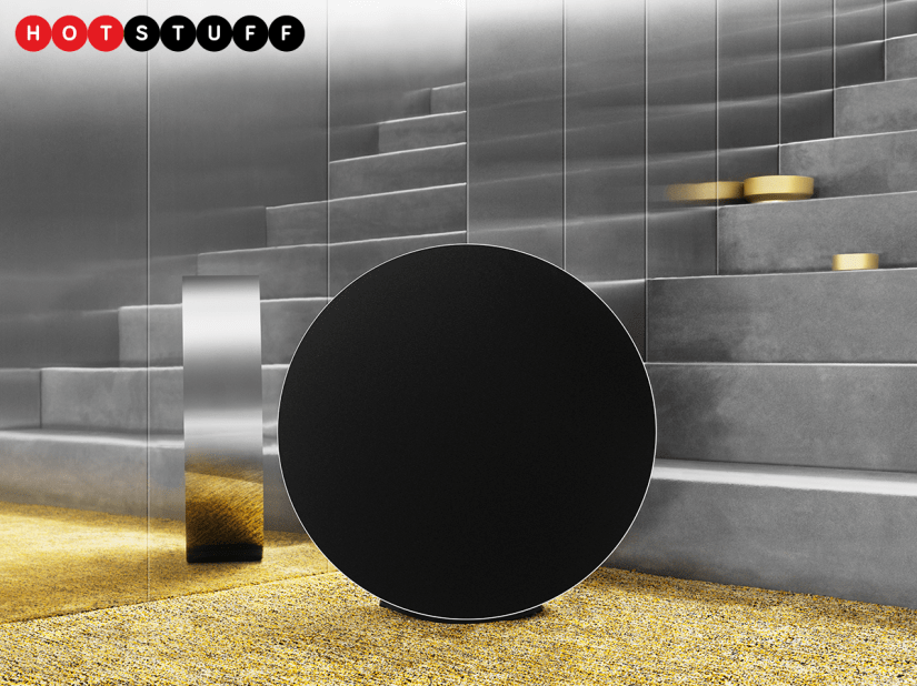 The Bang & Olufsen Beosound Edge speaker is modelled on an old British pound coin