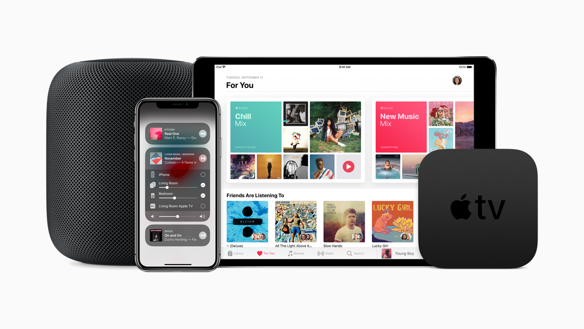 1) AirPlay 2 brings multi-room playback