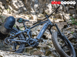 The Jeep Gladiator is a full suspension electric mountain bike made for adventure