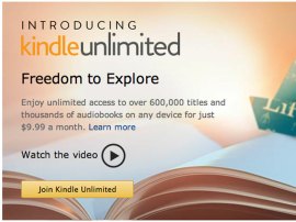 Amazon is testing a “Kindle Unlimited” book subscription service