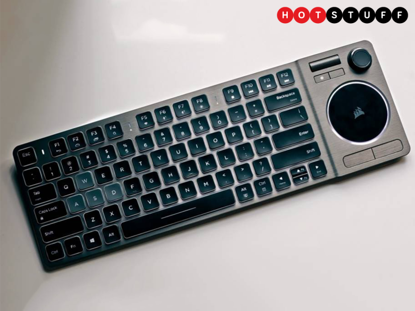 The Corsair K83 entertainment keyboard will make controlling your smart TV a doddle