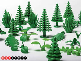 Lego has begun distribution of sustainable bricks made from plant-based plastic