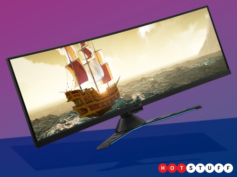 Lenovo’s Legion Y44w monitor can expand your gaming horizons
