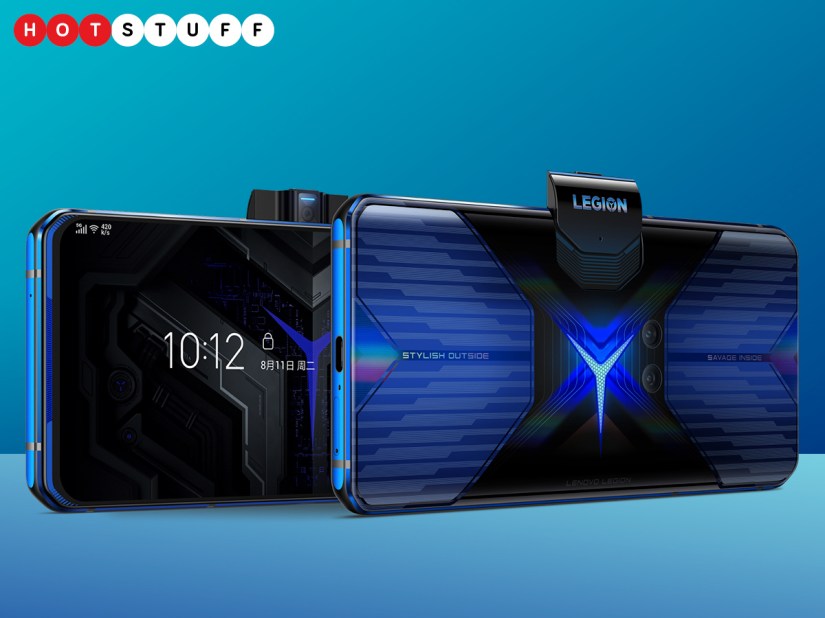 Lenovo’s new gaming phone has an odd name, two batteries and a camera on the side