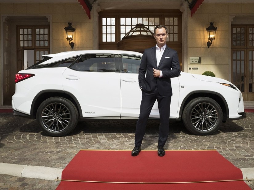 Jude Law, 80 GoPros and 360-degree video – Lexus rolls out the red carpet for the RX SUV