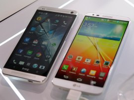 LG G2 vs iPhone 5 vs HTC One vs Samsung Galaxy S4 vs Sony Xperia Z1