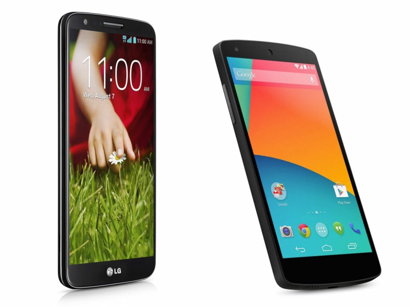 LG G2 vs Google Nexus 5