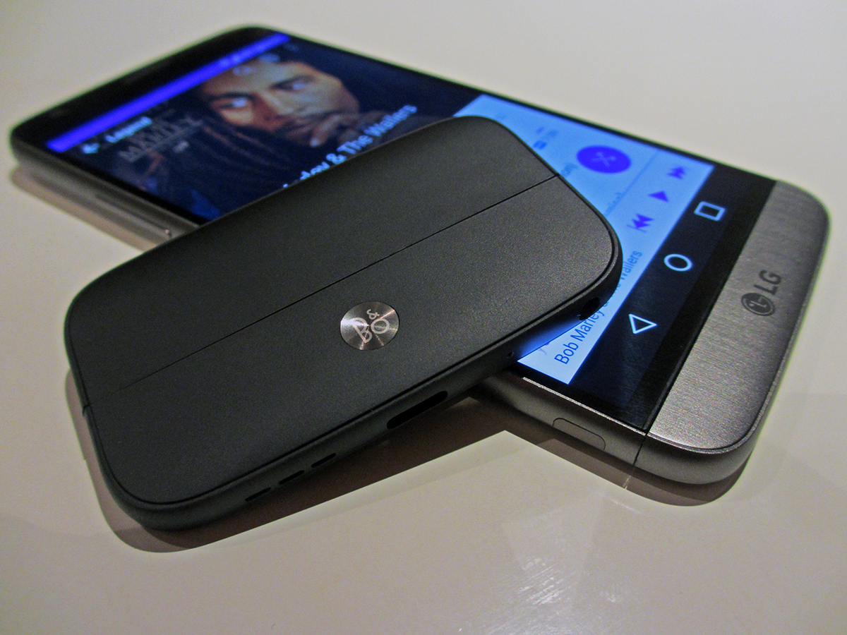The modules: LG Hi-Fi Plus with B&O Play