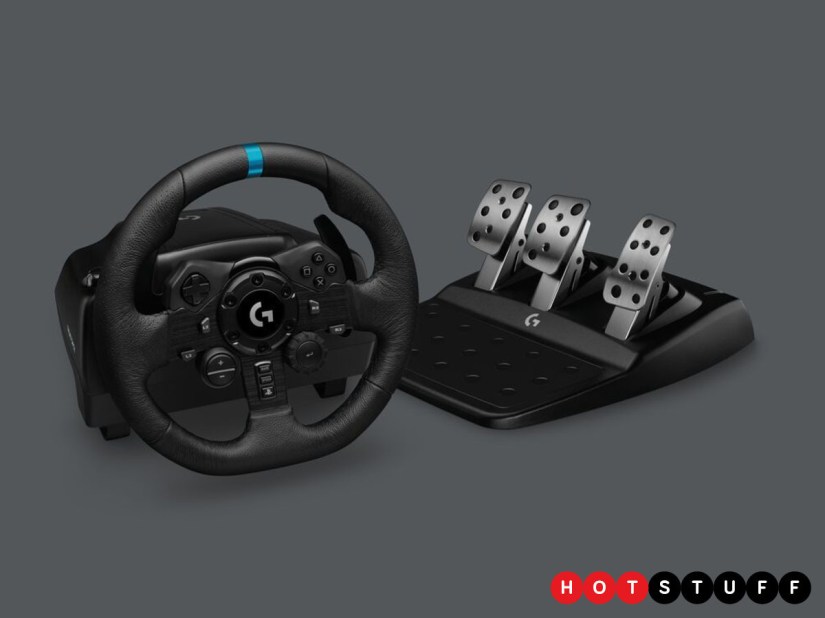 Logitech’s tactile G923 steering wheel puts you in pole position