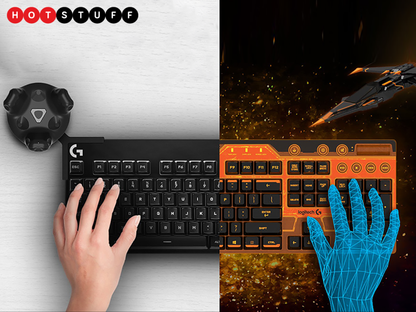 Logitech’s ingenious new keyboard is useable in VR