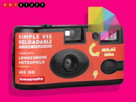 Lomography’s pre-loaded LomoChrome Metropolis re-usable camera is here to satisfy all 90s grunge urges