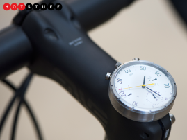 This Swiss smartwatch hops from wrist to bike in a trice