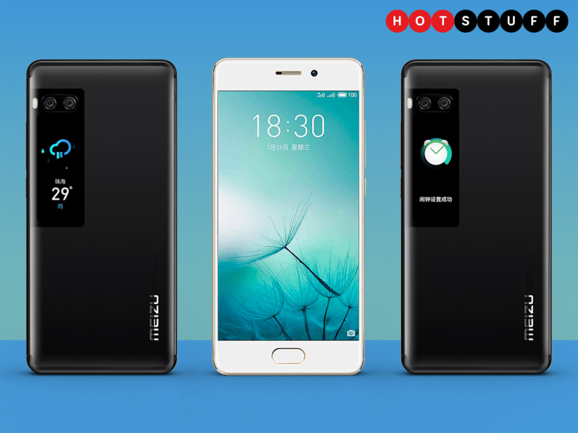 Dual cameras not enough for you? Meizu’s Pro 7 gets dual screens too