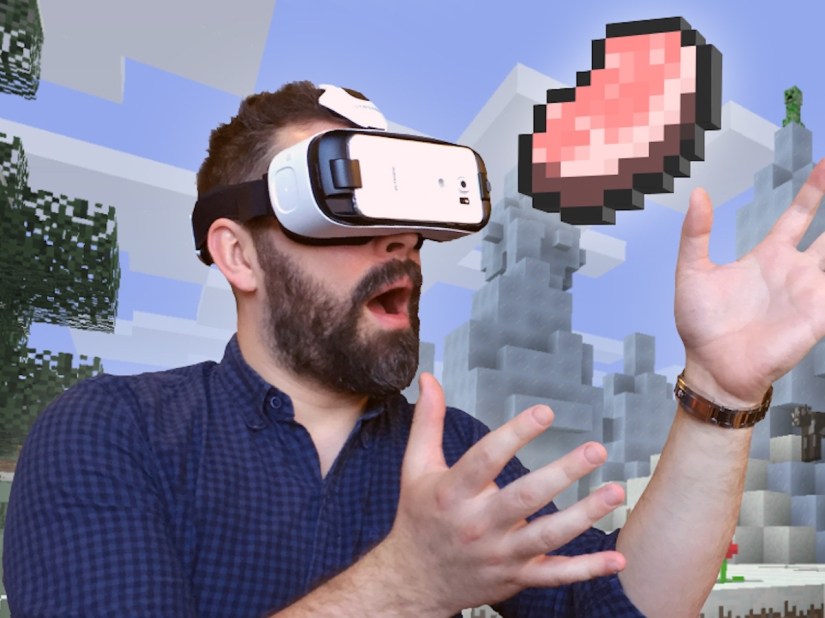 Experience virtual Minecraft right now thanks to the Gear VR release