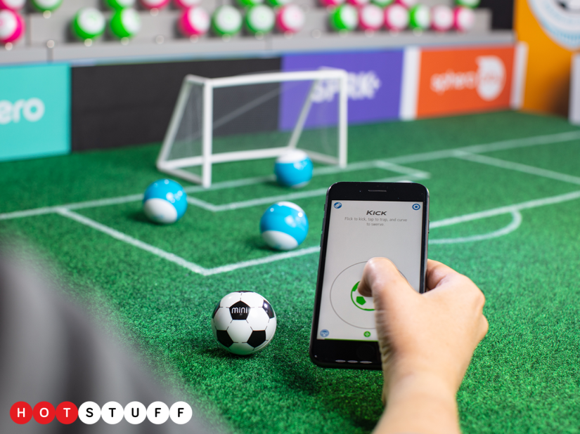 The Sphero Mini Soccer kit will teach kids to code with a little help from the beautiful game