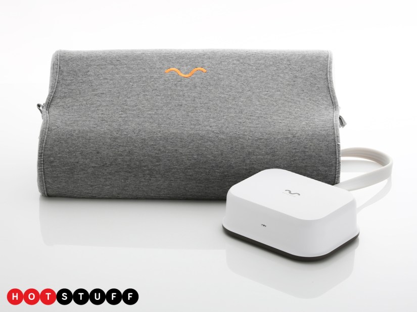 Motion Pillow is a smart pillow that stops you snoring by moving your head while you sleep