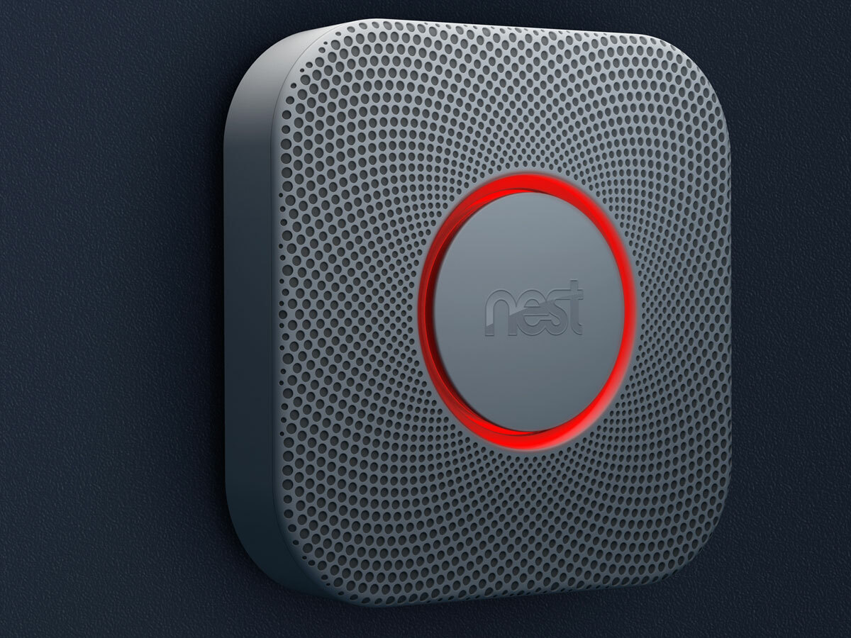 Nest Protect with red light