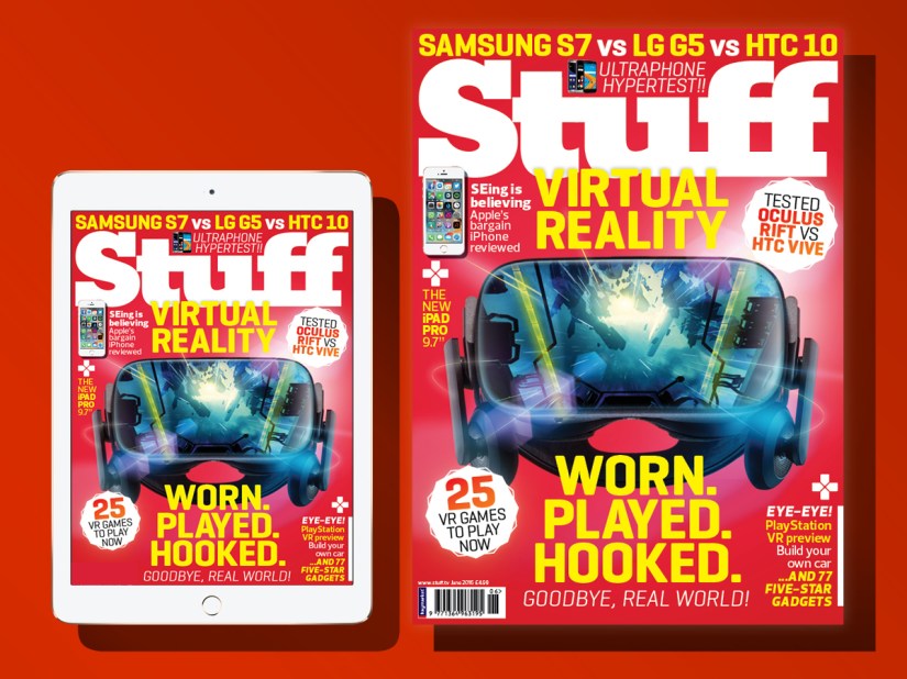 25 VR games played, pro tablets tested, UHD Blu-ray rated and how to build your own car – it’s June’s issue of Stuff magazine
