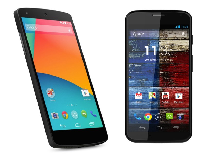 Google Nexus 5 vs Motorola Moto X