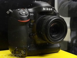 Nikon’s new D4S DSLR flagship camera shown off at CES