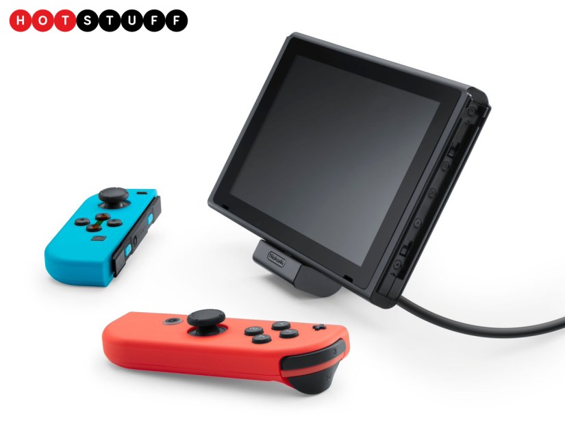 The Adjustable Charging Stand for Nintendo Switch lets Tabletop games go on forever