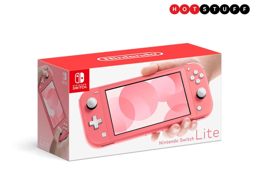The coral Nintendo Switch Lite is now officially coming to the UK