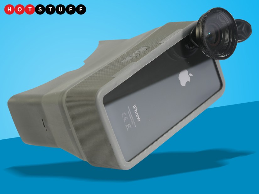 OKO is a two-eye smartphone viewfinder you wear like binoculars to shoot smarter snaps and video