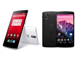 OnePlus One vs Google Nexus 5: the weigh-in