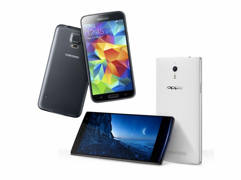 Samsung Galaxy S5 vs Oppo Find 7: the weigh in