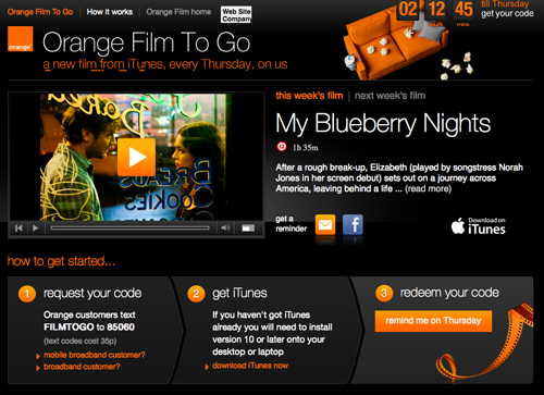 Orange customers treated to free movies