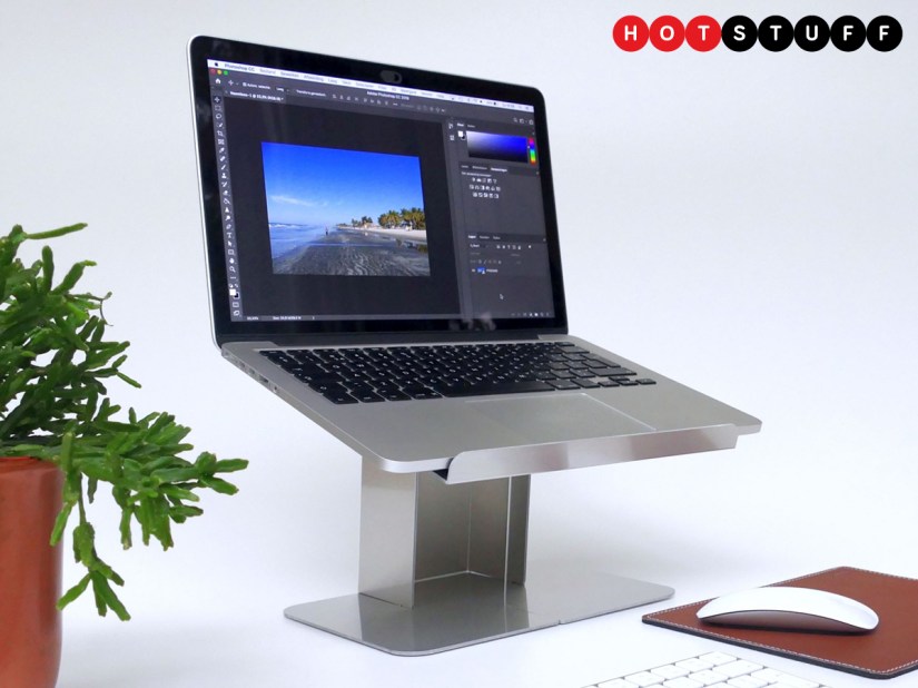 OviStand Rise is an ultraportable foldable stand for your laptop