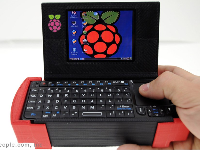 Pi-to-go is a 3D printed mini computer