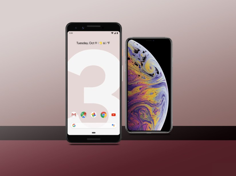 Google Pixel 3 vs Apple iPhone XS: The weigh-in