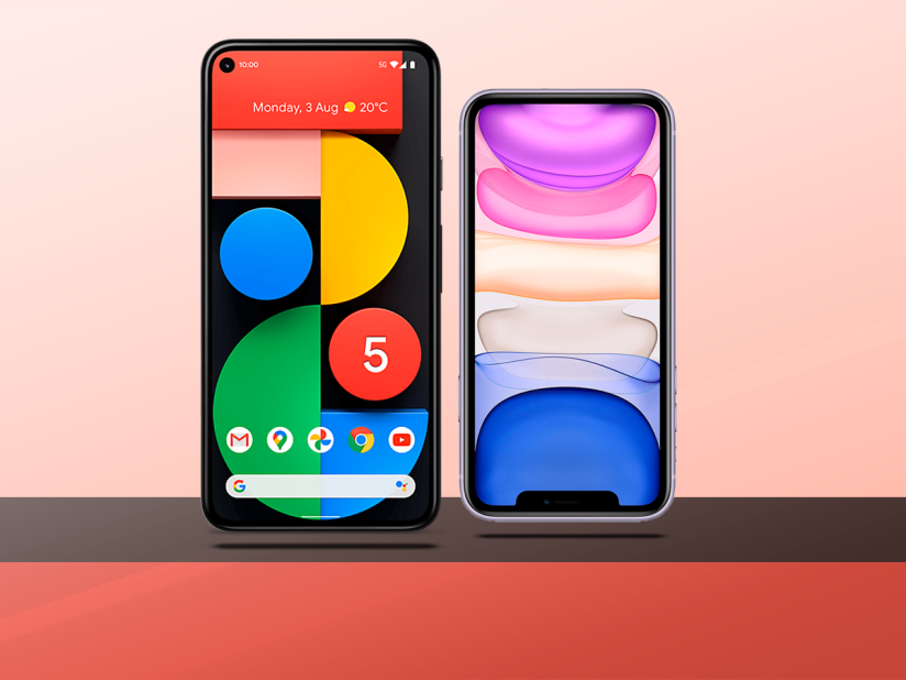 Google Pixel 5 vs Apple iPhone 11: the weigh-in