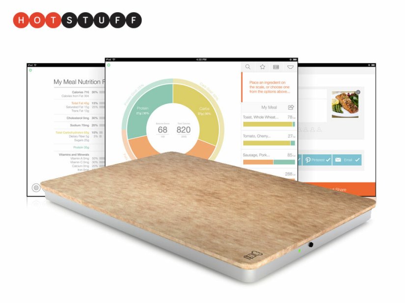 These smart scales let you know how many calories you’ve got on each plate