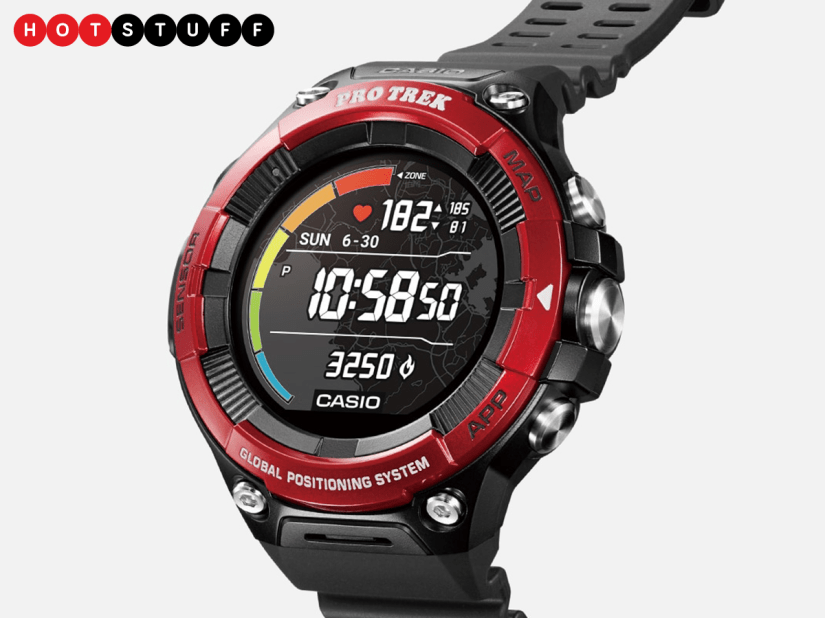 The Pro Trek WSD-F21HR is the first Casio to feature heart rate tracking