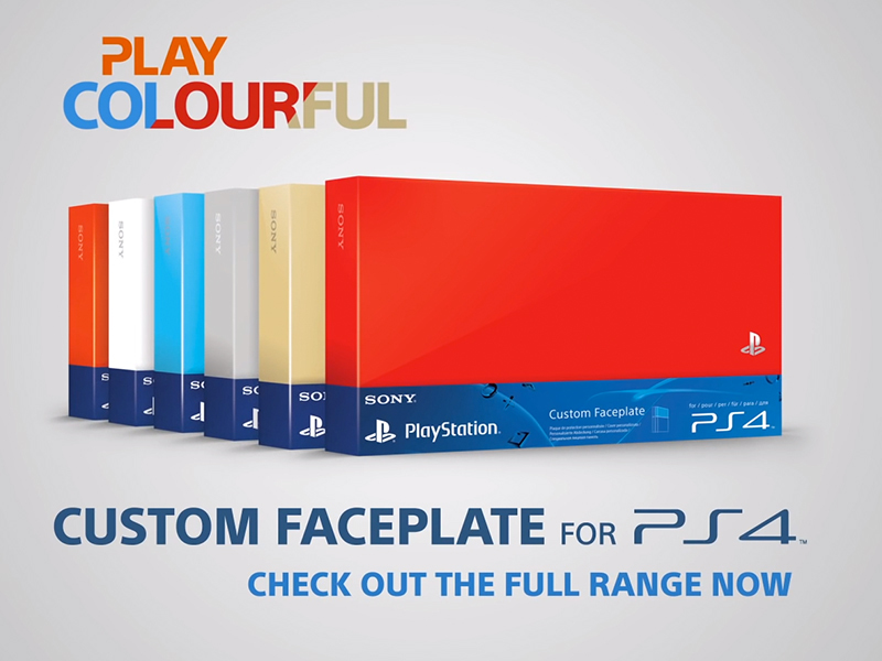 Sony’s getting funky with colour faceplates for the PS4